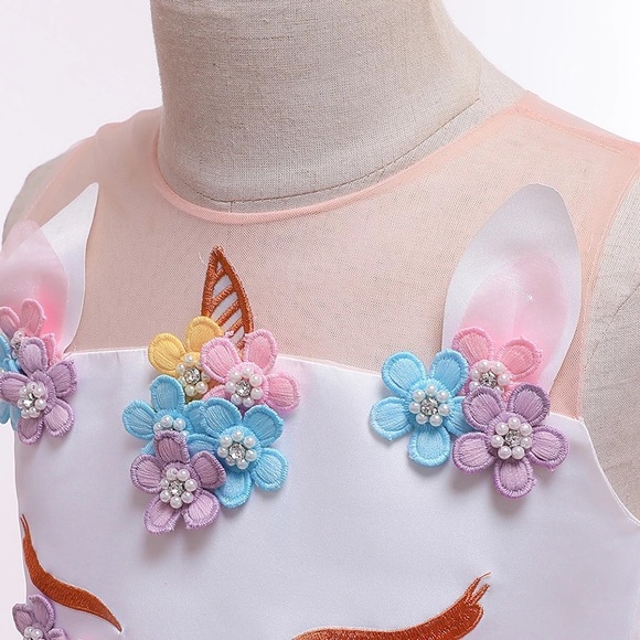 Luxury Princess Wedding Birthday Unicorn 🦄 Dress 5063 - Picture 4 of 7